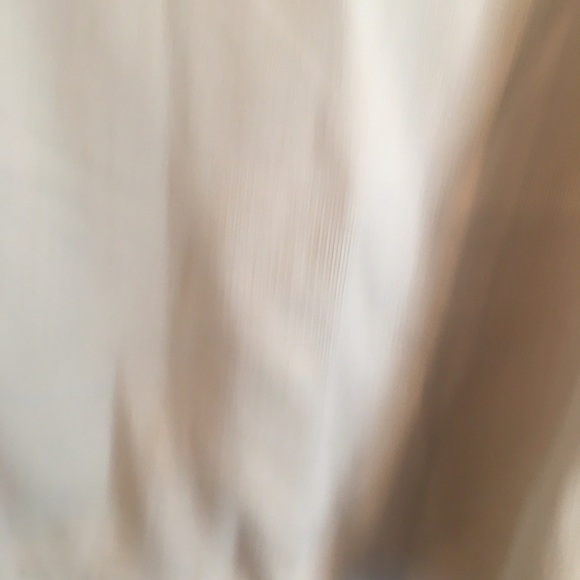 Zara two tone mixed fabric sweatshirt cream, chambray sleeves black collar small - Picture 7 of 8